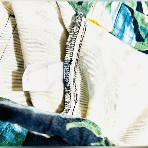 J.Jill shorts tropical floral beach resort summer relaxed fit women’s M - Picture 9 of 10